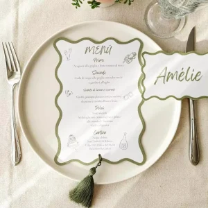 Perforated Multi colored Business Greeting Cards Embossed and High end Wedding Invitation Cards