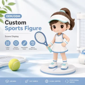 Personalized Anime Character Figurine 3D Miniature Vinyl Mascot Sport Game Merchandise Souvenir Craft