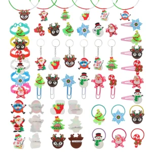 Personalized Anime Style Creative Cartoon Cute Christmas Series Beautiful Fashionable Portable PVC Rubber Party Gift Custom Logo
