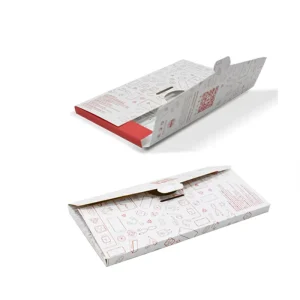 Personalized Cardboard Paper Envelope Box for Thin Scarves, Hair Packaging, or Screen Protectors