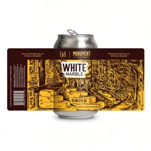 Personalized Custom Adhesive Label Sticker 12 OZ 330ml Craft Beer Glass Bottle Can Packaging Printing Brewery Beverage Label
