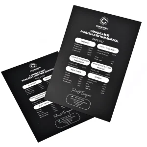 Personalized Custom Design 300gsm Thicken Art Paper Advertising Flyers Leaflet Instruction Menu Catalog Printing for Business