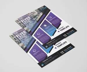 Personalized Custom Double Size Printed Paper Flyers A6 A5 A4 for Gym Sport Business