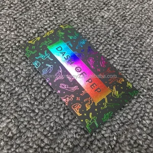 Personalized Custom Logo Embossed Screen Printed Business Cards Art Material Customizable Design for Small Businesses