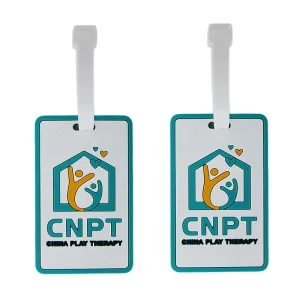 Personalized Custom Soft PVC Luggage Tag 3D Embossed Tourist Souvenir Pantone Color Matching Eco-Friendly Material OEM Factory