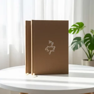 Personalized Dairy Notebook Hardcover Fabric Custom Print Logo Journal Gift 100 Sheets Offset Paper