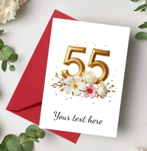 Personalized Design Christmas Greeting Cards Custom Printing Matte Art Paper Folded Holiday Blessing Cards Custom Size Available