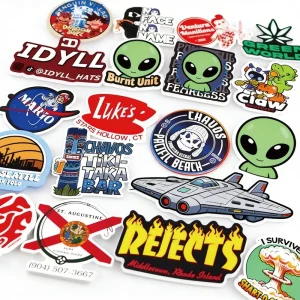 Personalized Design Labels Cartoon Waterproof Sticker Sheet Logo Adhesive Label Printing Vinyl Die Cut Custom Stickers