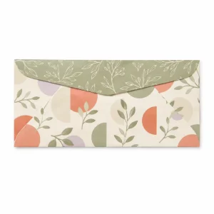 Personalized Embossed Coated Art Paper Envelope Double Window A4 Size for Wedding Invitation Stationery Bundle