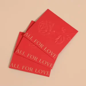 Personalized Embossed Greeting Paper Cards Boujee Card Luxury Thank You for Your Order Cards Custom Private Label