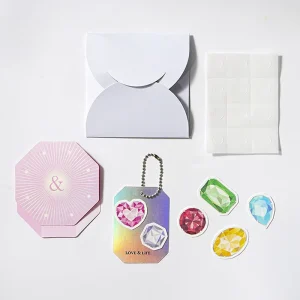 Personalized Logo Irregular Shape Creative Greeting Card Set, Printed Wishes Thank You Cards