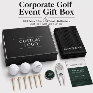 Personalized Luxury VIP Client Appreciation Giveaway Custom Logo Employee Swag Box Kit Premium Corporate Golf Event Gift Box Set