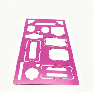 Personalized Modern Metal Stencils Multi Design Stainless Steel Templates for DIY Crafting Custom Colors Sizes Custom Logo