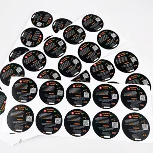 Personalized Printing Adhesive Waterproof Private Label Product Logo Stickers for Packaging Label