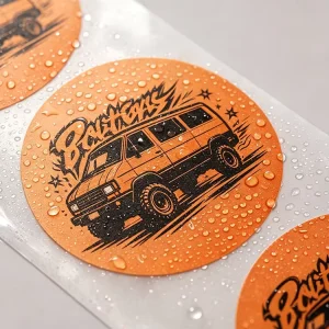 Personalized Product Private Custom Round Stickers Paper Vinyl Adhesive Printing Logo Sticker Roll Waterproof Sticker Label