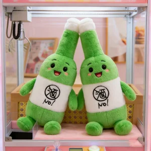 Personalized Soft Bottle Plush Toys 8inch Stuffed Animals Cartoon Anime Kid Toys for Claw Machine Shop