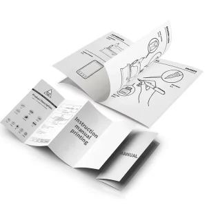 Pharmaceutical Instruction Manual Offset Printing Booklet Double Side Print
