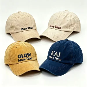 Plain Cotton Baseball Dad Hat with Custom Logo