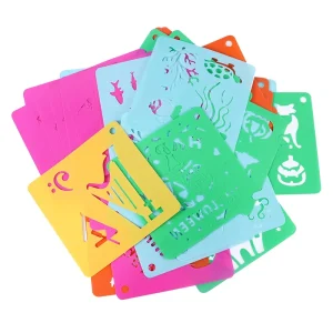 Plastic Letter and Number Painting Stencil Set for Kids DIY