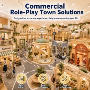 Playgrounds Indoor Modular Gazebo Role City Market Road Plaza Third Party Tested Commercial Venue Owner Ready