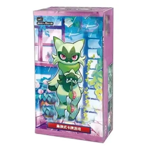 Pokémon Gem5 Pack Vol 5 Floragato Simplified Chinese Booster Pack Featuring Shiny Foil Pokémon Gem Pack Vol 5 Case for Collector