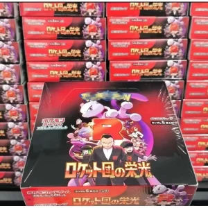 Pokémon Glory Of Team Rocket Sv10 Japanese Booster Box With Rare Holo And Special Art Rares