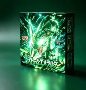 Pokémon Storm Emerald TCG Booster Set Japanese MS5 M6 Expansion Featuring Mega Rayquaza and Dragon Type