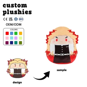Popular Anime Character Plush Toys Personal Plushie Custom Anime Plushie Classic Anime Character Customization for Game Company