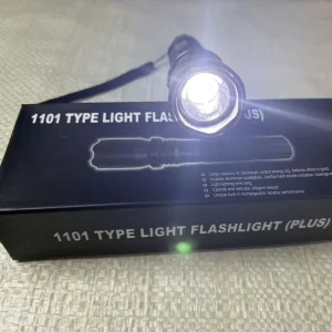 Portable 1101 Tactical Flashlight Designed for Women High Power Rechargeable Ni MH Battery White Light Plastic Body Promotional