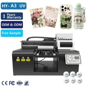 Portable 3040 A3 UV Printer Cold Label for Acrylic Copper Canvas Golf Ball and Small Business Promotional Items