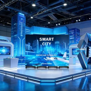 Portable LED Floor Standing Poster Display With Modular Design for Shopping Mall Brand Promotion