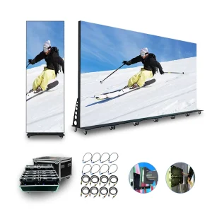 Portable Smart Ad Wall Indoor Outdoor Digital Foldable Board Stand Advertising LED Poster Display Screen