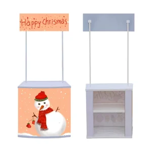 Portable Trade Show Counter PP Advertising Display Promotion Counter Pop up Promotion Counter Table