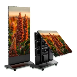 Portable Tri fold P2.5 LED Video Wall Waterproof LED Display Panels Trade Show Exhibition Retail Shop