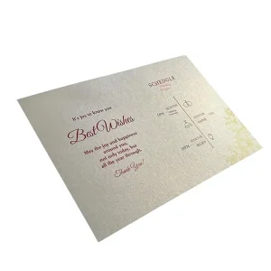 Postcard Printing Children Education Greeting Card Coated Paper Embossed Offset Printed CMYK