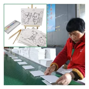 Pre Drawn Custom Design Acrylic Canvas Painting Kit