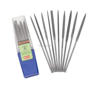 Precision Needle File Set 10 Assorted Shapes Metal Jewelry Making Shaping Filing Tool Kit Set for Gold Silver Craft