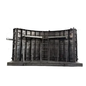 Prefabricated Steel Wind Power Tower Tube Section Mold Assembled Mixed Tower Template From Hebei Baoding
