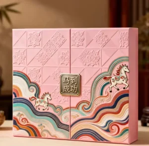 Premium Creative Rigid Cardboard Packaging Box for Perfume Cosmetic Nail Polish Oil Gift Box Recyclable Sponge Custom Magnetic
