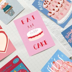 Premium Custom Letter Greeting Card Birthdays Thank You Gift Sending Florist Cake Shop Decorations Kraft Paper Hot Printing