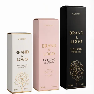 Premium Custom Skincare Packaging Boxes Luxury Product Boxes With Unique Structure and High Quality Printing