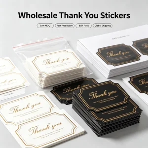 Premium Durable Waterproof Oil Proof Round Adhesive Sticker Roll Labels Custom Printed Logo Unique Design Food Grade Packaging