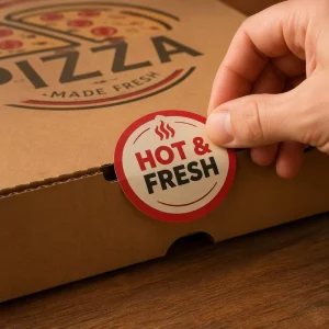 Premium Eco Friendly Circular Logo Label Stickers Manufacturer Custom Die Cut Self Adhesive Waterproof Digital Print Vinyl