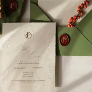 Premium Elegant Wedding Invitation Suite Custom Printed Full Set for Wedding Venues and Cross Border B2B Buyers