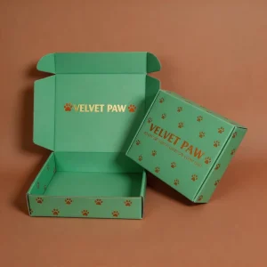 Premium Foil Stamped Corrugated Mailer Boxes, Custom Logo Printed Shipping Boxes, for Apparel & Cosmetics Packaging