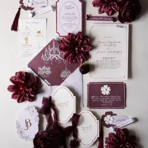 Premium Full Set Wedding Invitation Suite with Envelopes High Quality for Global Event Companies and B2B Buyers