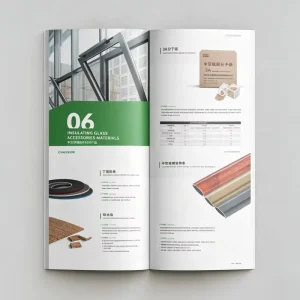 Premium Glossy Paper Tri fold Business Brochure with UV Coating Custom Logo Printing