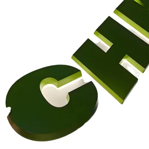 Premium Liquid Resin LED Letters High End Solid Glow Signs for Perfume Boutique and Luxury Accessory Store Branding Decor