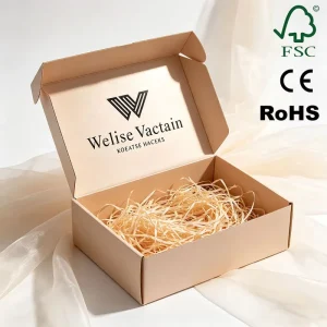 Premium Printed Corrugated Mailer Box for Small Business Products Gift Shipping with Matte Glossing Lamination Design