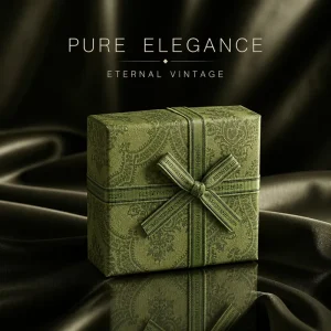 Premium Texture Luxurious Green Color High-end Gift Jewelry Box From the Manufacturer